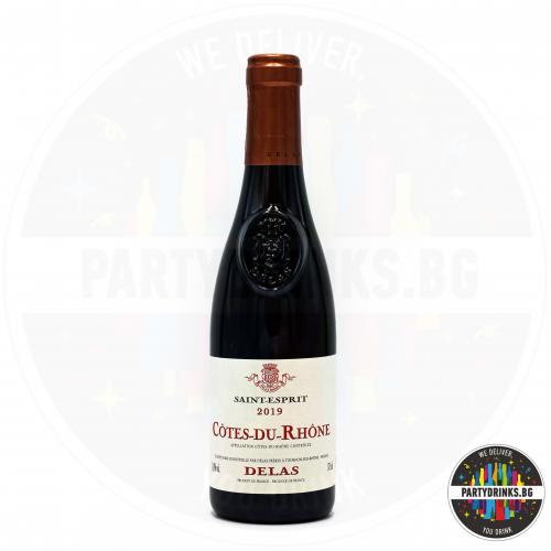 Червено вино Delas Côtes-Du-Rhone Rouge Saint-Esprit 375ml 14%